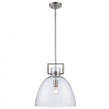 Trans Globe PND-2228 BN - 1LT PENDANT-MED-CLEAR GLASS-BN